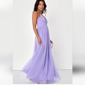 Lulus lavender tulle dress